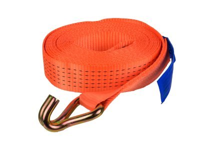 Upínací pásy s hákem 5 tun, 50 mm, různé délky, bez ráčny, Délka: 6 m