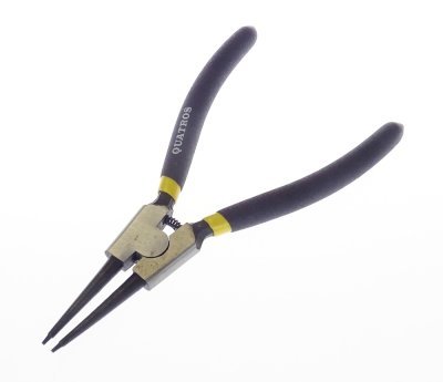 Kleště na segrovky 180 mm (7"), různé druhy, jednotlivý prodej - QUATROS, Tvar: rovné. vnitřní