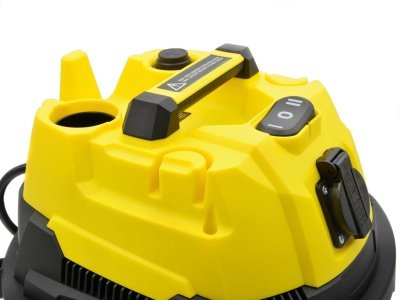 Průmyslový vysavač pro mokré i suché vysávání, s oklepem filtru, 25 l