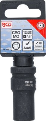 Nástrčná hlavice 1/2", 14 mm, na brzdové třmeny Audi A5, A6L, Q5, Q7 (2017-) - BGS 9659