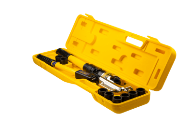 Hydraulické lisovací kleště na kabelová oka a spojky, síla 11 tun, C-hlava - HHY-510