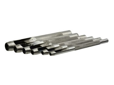 Tyčové výsečníky - děrovače, průměr 2,8 - 8 mm, sada 6 kusů