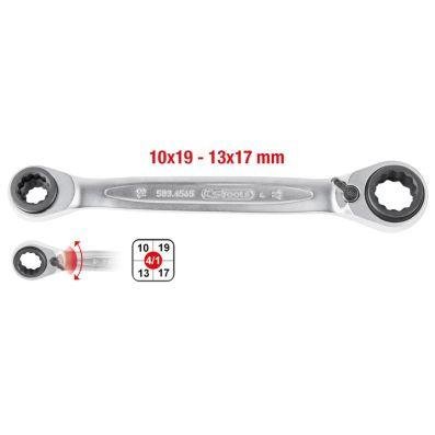 Obojstranný račňový očkový kľúč KS TOOLS 503.4565