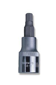 Zástrčné hlavice Imbus, 1/4", velikosti H3-H7, délka 37 mm - JONNESWAY, Velikost: H4
