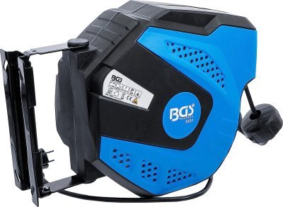 Samonavíjecí prodlužovací kabel s bubnem, 230 V, délka 15 metrů - BGS 3321