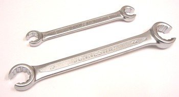 Očkové klíče na převlečné matice, 8 - 41 mm, 6hranné, 12hranné - JONNESWAY, Provedení: Šestihran,Velikost: 11x13 mm