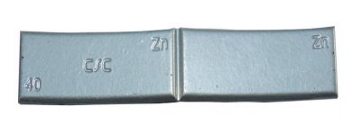 Závaží samolepící zinkové ZNC, šedý lak, různé hmotnosti, Varianta: ZNC 5 g. šedý lak. 100 ks