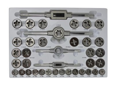 Závitníky a závitová očka M2-M18, sada 110 ks