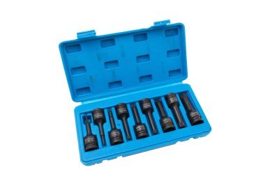 Sada zástrčných úderových hlavic XZN, 1/2", M4 - M16, 9 kusů - QUATROS QS50010