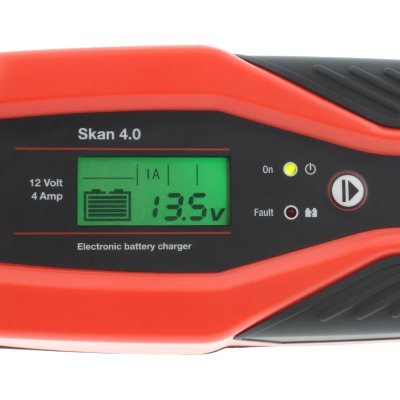 Nabíječka autobaterií 12V, 1-4 A, 4-120 Ah - JMP Skan 4.0