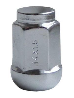 Diskové matice uzavřené, profil kužel a koule, různé rozměry - Ferdus, Varianta: M12x1.5 kužel 60 stupňů. výška 35 mm. klíč 17