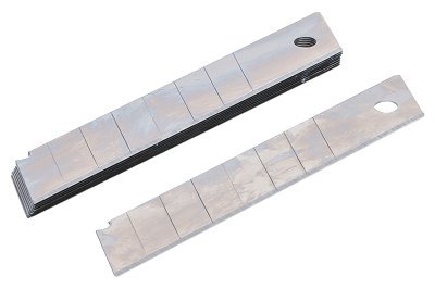 Náhradní čepele pro odlamovací nůž, 18 mm, balení 10 kusů - BGS 7971