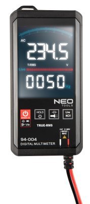 Multimetr, digitální, barevný, 600V/600A - NEO tools 94-004