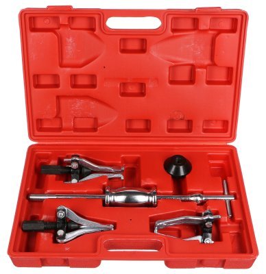 Sada 3-ramenných stahováků s rázovým kluzkým kladivem na ložiska MECHANIC PULLER SET 5 SIX
