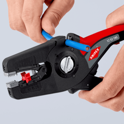 Kleště odizolovací, automatické, rozsah 0,08-16,0 mm2 - KNIPEX 12 52 195