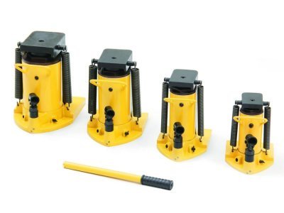 Hydraulický patkový zvedák, pro vysokozdvižné vozíky aj., nosnost 5/2,5t - Genborx HHQD-5