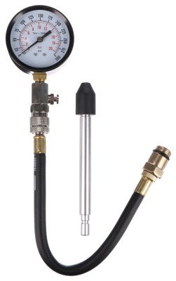 Sada pro testování komprese benzín. motorů MECHANIC ENGINE TESTER 3, 0-20bar, 3ks SIXTOL
