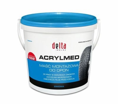 DELTA ACRYLMED Montážní pasta na pneumatiky 4kg - modrá