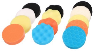 Sada leštících polštářků/houbiček s unašečem pro čištění auta CAR DETAILING PAD 30, 30ks S