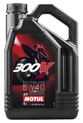 Motorový olej Motul 300V 4T Factory Line Road Racing 5W-40, 4L
