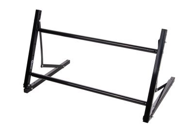 Police na pneumatiky, sklopná, nosnost 100 kg, nastavitelná šířka 81-120 cm
