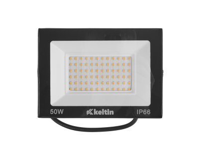 Dílenské světlo SMD LED, 50 W, teplá bílá (2700k), s držákem