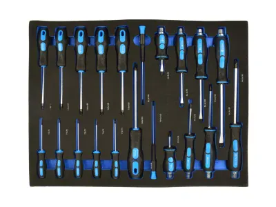 Modul - sada šroubováků plochých, Phillips, Torx, úderových, 21 ks