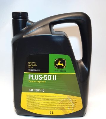 Motorový olej John Deere Plus-50 II 15W-40, 5L