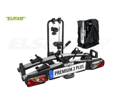 Nosič kol Eufab Premium II Plus - 2 kola, na tažné zařízení