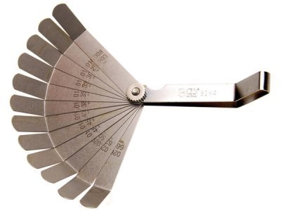 BGS Technic BGS 3184 Spárové měrky 100 mm, vyhnuté 0,08 ÷ 0,26" / 0,203 ÷ 0,66 mm
