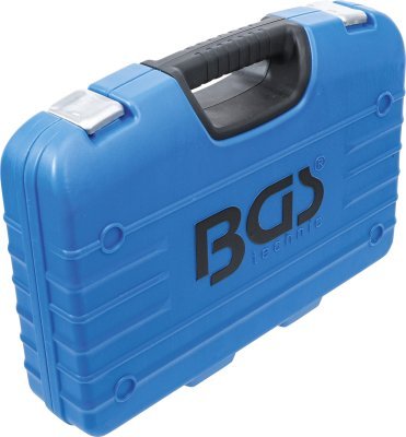 Nástrčné hlavice - klíče 1/2" a 3/4" na hřídelové KM matice KM4-KM12, sada 9 ks - BGS 8337