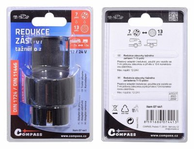 Redukce zásuvky TZ 7-13 COMPASS 07441