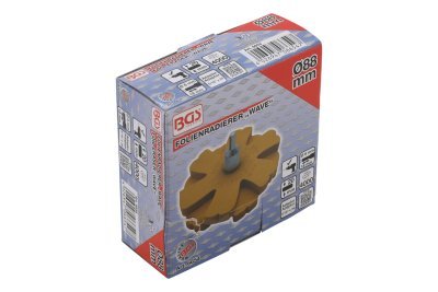 Kotouč lamelový gumový Wave, pro odstranění fólie, průměr 88 mm, stopka 6 mm - BGS 6654