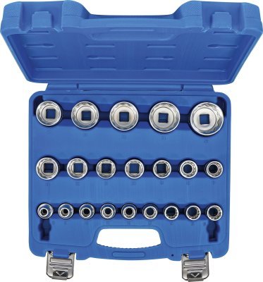 Hlavice nástrčné 1/2" 8-36 mm, sada 21 dílů - BGS 2267