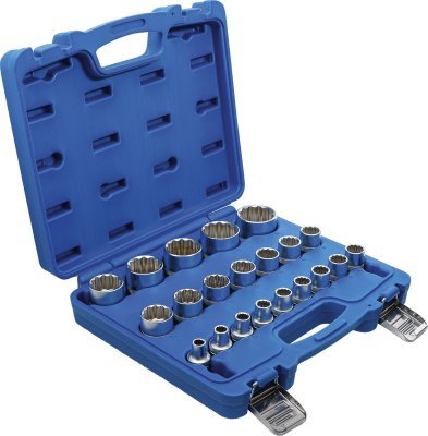Hlavice nástrčné 1/2" 8-36 mm, sada 21 dílů - BGS 2267