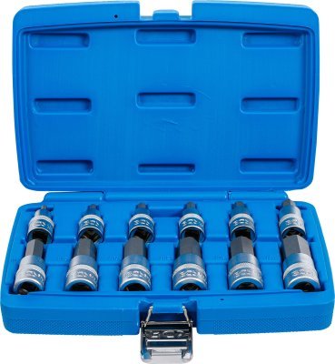 Hlavice zástrčné s bitem imbus 1/2" 5-22mm (12ks)- BGS 5052