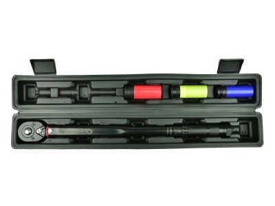 Momentový klíč 1/2", 28-210 Nm, s ALU nástrčnými hlavicemi