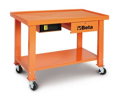 Pojízdný stůl pro servis převodovek, s odtokem kapalin - Beta Tools