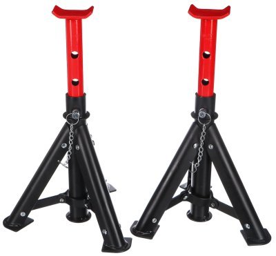Podkládací stojánky - skládací podpěra pod auto 2 t, MECHANIC CAR STAND PRO, 2 ks - SIXTOL