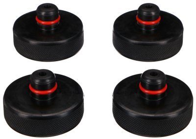 Sada gumových podložek pro hever JACK PAD SET 4 t, pro vozy Tesla, 4 ks - SIXTOL