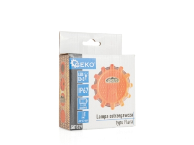 Výstražné světlo LED, magnetické, 9 funkcí, na AAA baterie