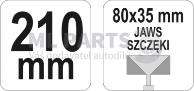 Kleště tvarovací 210 mm YATO YT-5140