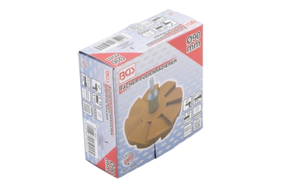 Kotouč lamelový gumový pro odstranění fólie, průměr 90 mm, stopka 6 mm - BGS 3999-1
