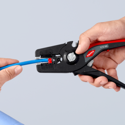 Kleště odizolovací, automatické, rozsah 0,08-16,0 mm2 - KNIPEX 12 52 195