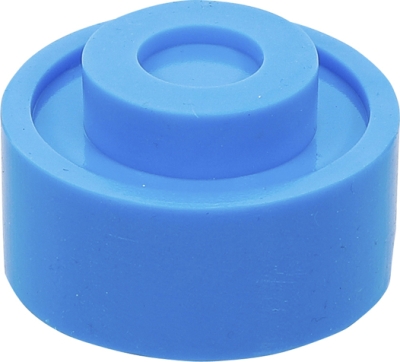 Gumová podložka zvedáku 65x29 mm, nosnost 3t, modrá barva - BGS 72108