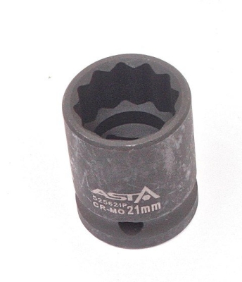 Hlavice nástrčné úderové 1/2", 12hranné, různé rozměry - ASTA, Velikost: 30 mm