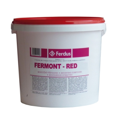 Montážní přípravek FERMONT RED, červený, různé objemy - Ferdus, Objem: 3 L