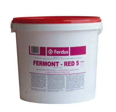 Montážní přípravek FERMONT RED, červený, různé objemy - Ferdus, Objem: 3 L