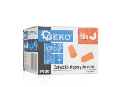 Špunty do uší - chránič sluchu, pěnové, 50 ks