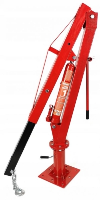 Dílenský jeřáb, hydraulický, otočný, skládací, nosnost 1t